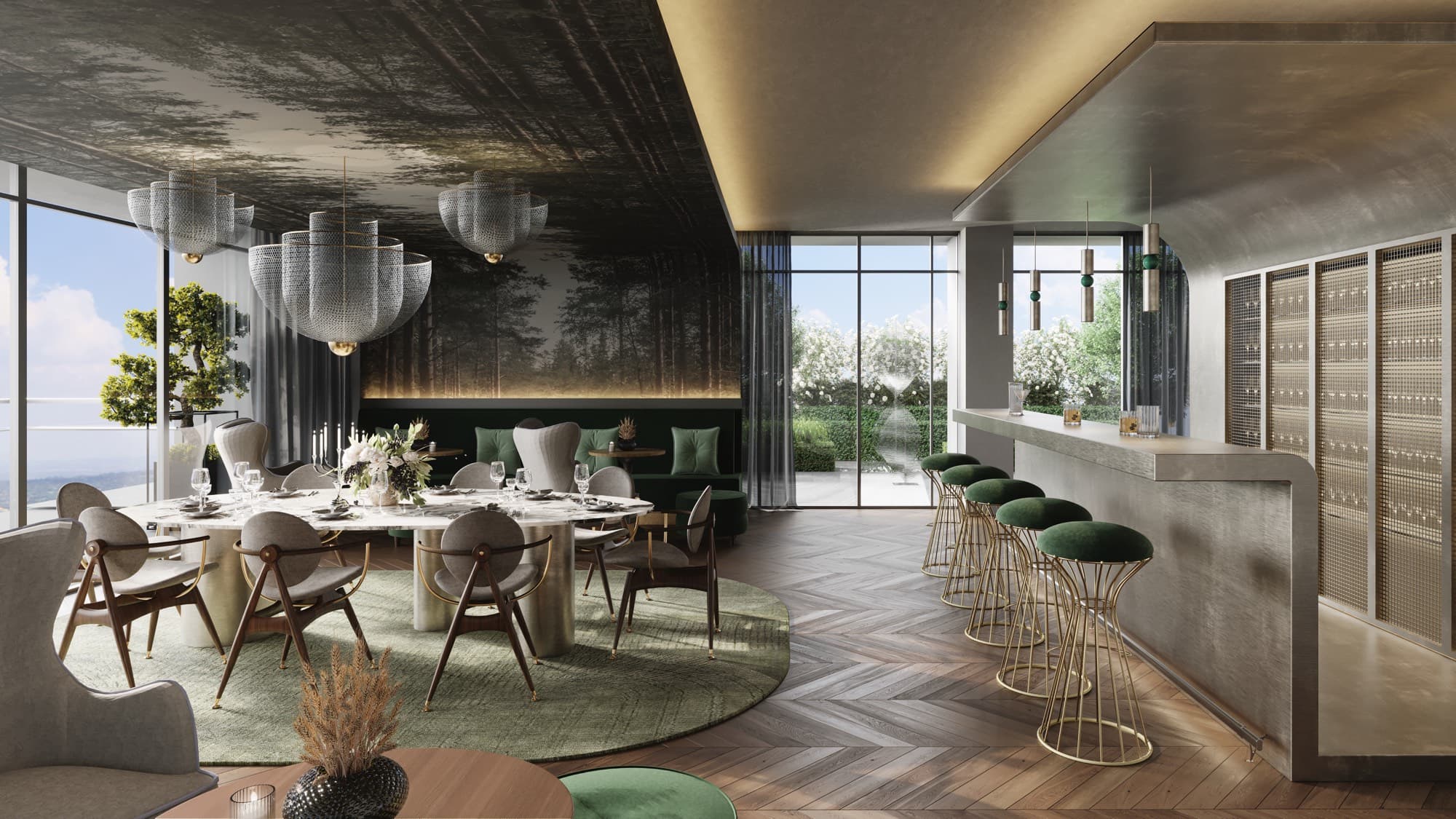 The Crestmark interior — 2