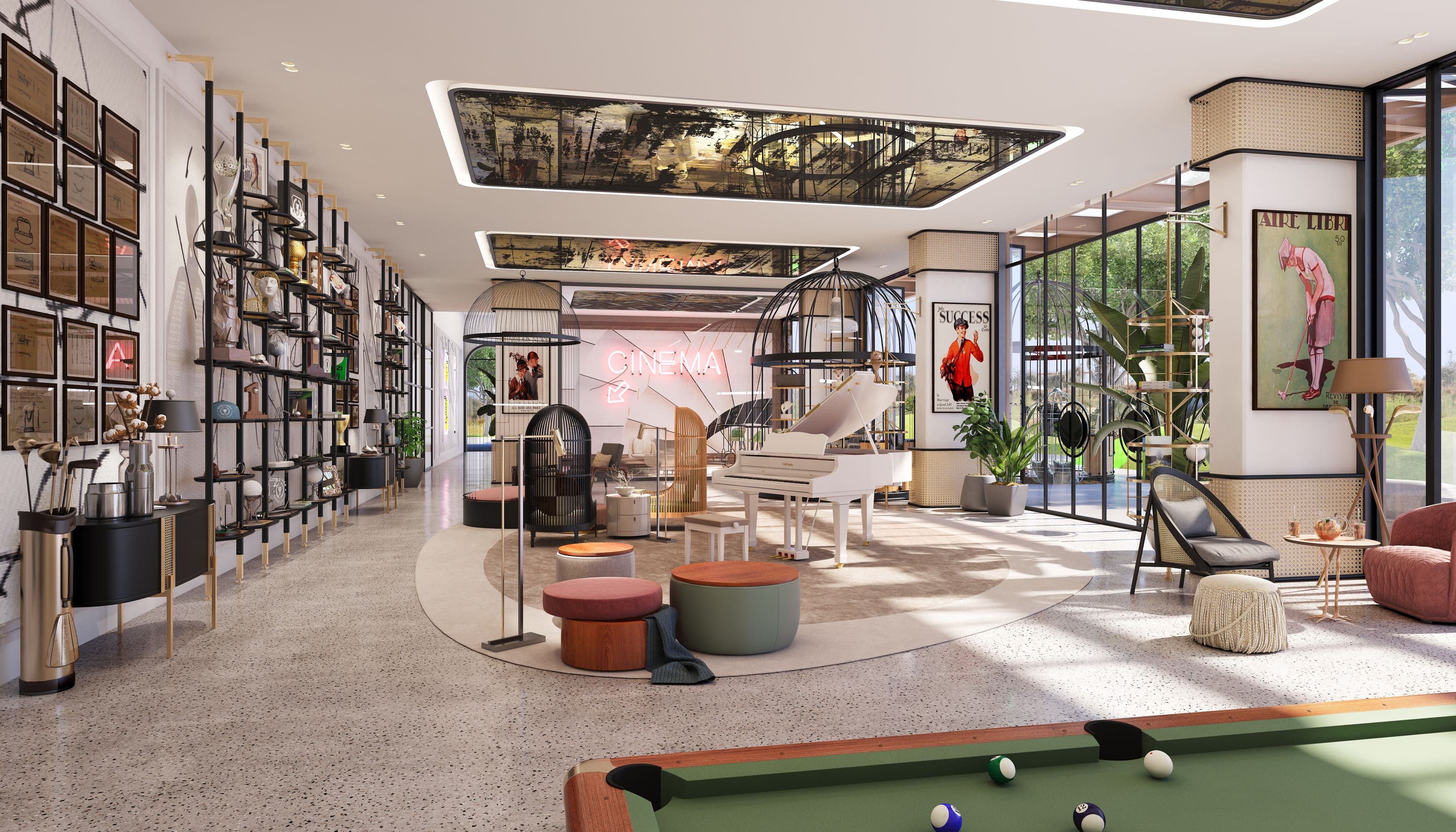 Golfville interior — 18